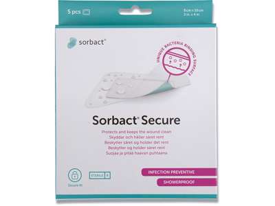 Plaster, Plast, 5 plastre, 100x80 mm, Sorbact Steril 