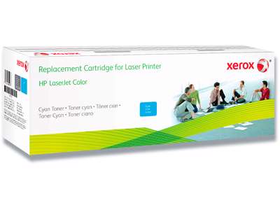 Toner, CF401X, Cyan-blå, 2.400 sider, Xerox XRC 006R03458