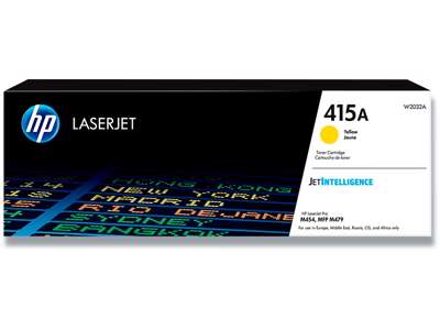 Toner, 415A, Yellow-gul, 2.100 sider, HP W2032A