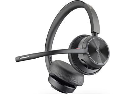 POLY Voyager 4320 UC Headset Trådløs Kontor/Callcenter USB Type-A Bluetooth Sort