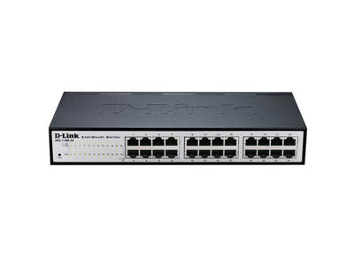 D-Link DGS-1100-24V2 Administreret L2 Gigabit Ethernet (10/100/1000) 1U Sort, Grå