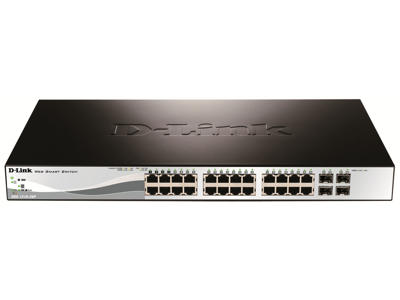 D-Link DGS-1210-28P Administreret L2 Gigabit Ethernet (10/100/1000) Strøm over Ethernet (PoE) 1U