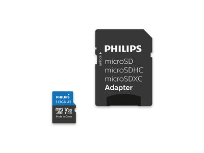 Philips FM51MP65B/00 hukommelseskort 512 GB MicroSDHC UHS-I Klasse 10