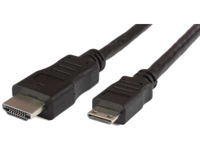 Microconnect HDM1919C24K HDMI-kabel 2 m HDMI Type A (Standard) HDMI Type C (Mini) Sort