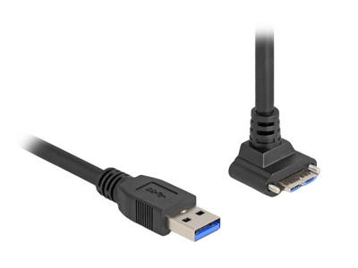 DeLOCK 80483 USB-kabel USB 3.2 Gen 1 (3.1 Gen 1) 1 m USB A Micro-USB B Sort