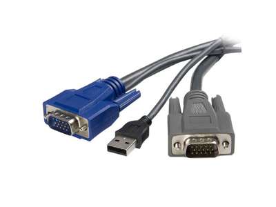 StarTech.com SVUSBVGA10 KVM-kabel Sort 3 m