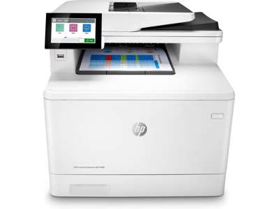 HP Color LaserJet Enterprise MFP M480f, Farve, Printer til Virksomhed, Print, kopiering, scanning, fax, Kompakt størrelse; Stærk sikkerhed; Tosidet print; 50-arks ADF; Energieffektiv