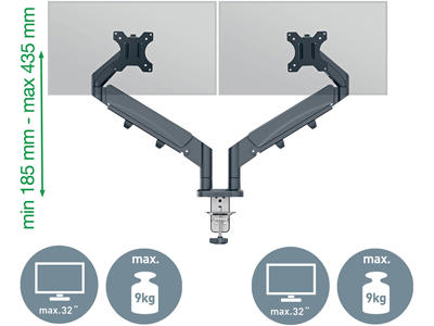 Monitorarm, Leitz Ergo Dual