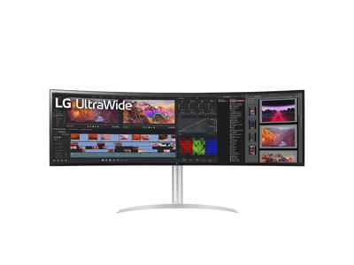 LG 49BQ95C-W computerskærm 124,5 cm (49") 5120 x 1440 pixel UltraWide Dual Quad HD Hvid