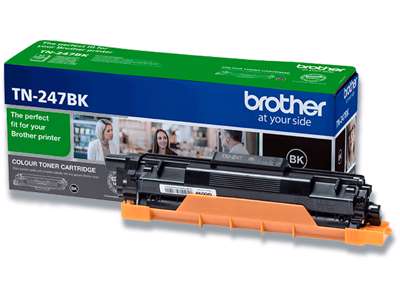 Toner, TN247BK, Black-sort, 3.000 sider, Brother 