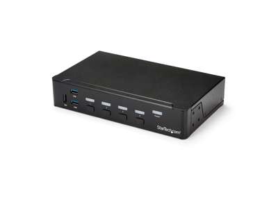 StarTech.com SV431HDU3A2 KVM Switch Stativ-montering Sort