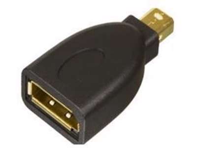 Microconnect MDPMDPF kabel kønsskifter Mini Displayport Displayport Sort