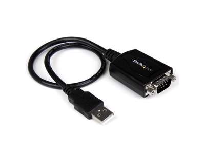 StarTech.com ICUSB2321X kabel kønsskifter DB-9 USB 2.0 A Sort