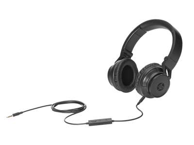 HP H3100 Stereo Black Headset Ledningsført Opkald/musik Sort