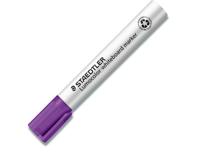 Whiteboard marker, Rund spids, Lilla, 2 mm, Staedtler Lumocolor 351