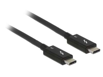 DeLOCK 84844 USB-kabel USB 3.2 Gen 2 (3.1 Gen 2) 0,5 m USB C Sort