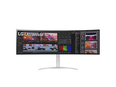 LG 49WQ95X-W computerskærm 124,5 cm (49") 5120 x 1440 pixel UltraWide Dual Quad HD Hvid