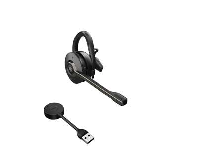 Jabra 9555-450-111 hovedtelefoner/headset Trådløs Ørekrog Kontor/Callcenter Sort, Titanium