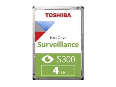 Toshiba S300 Surveillance harddisk 4 TB 5400 rpm 128 MB 3.5" Serial ATA III