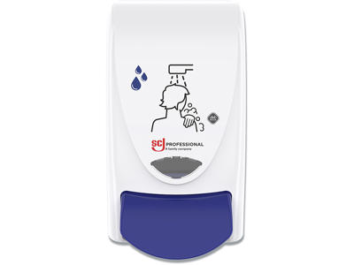 Dispenser, Til hår- og bodyshampoo, Trykknap, 1000 ml refill, SCJ Professional Shower