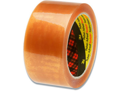 Tape - emballage, 25mm x 66m, Transparent, 1 rulle, Scotch Solvent 3707