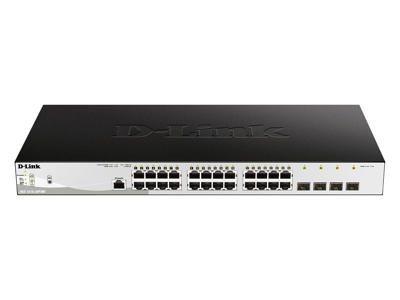 D-Link DGS-1210-28P/ME/E netværksswitch Administreret L2/L3 Gigabit Ethernet (10/100/1000) Strøm over Ethernet (PoE) 1U