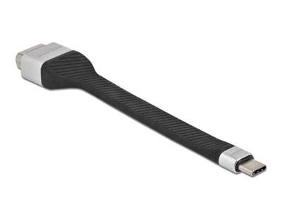 DeLOCK 86935 videokabel adapter 0,13 m USB Type-C VGA (D-Sub) Sort, Sølv