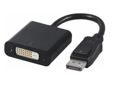 Microconnect DPDVID videokabel adapter 0,15 m DisplayPort DVI-D Sort