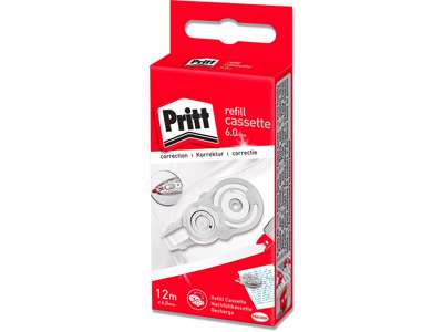 Rettetape, Refill, 6 mm, 1 stk, Pritt 