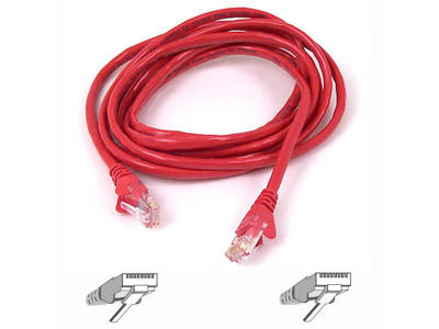 Belkin SNAGLESS CAT6 PATCH CABLE netværkskabel Rød 2 m