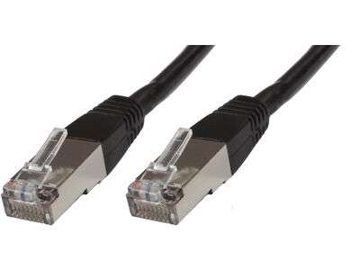 Microconnect SSTP60025S netværkskabel Sort 0,25 m Cat6 S/FTP (S-STP)