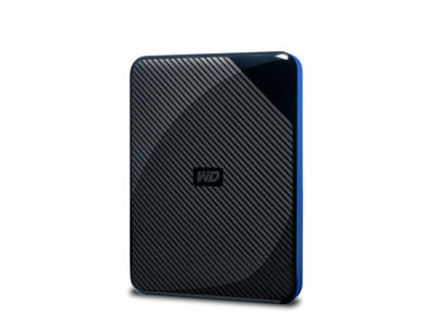 Western Digital WDBDFF0020BBK-WESN ekstern harddisk 4 TB USB Type-A / USB Type-C 3.2 Gen 1 (3.1 Gen 1) Sort, Blå