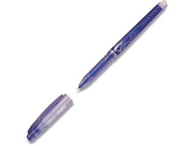 Rollerball gelpen, 0.5 mm, 0.25 mm, Blå, Pilot FriXion Point BL-FRP5-L