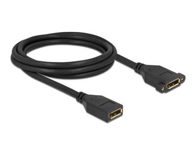 DeLOCK 87101 DisplayPort kabel 2 m Sort