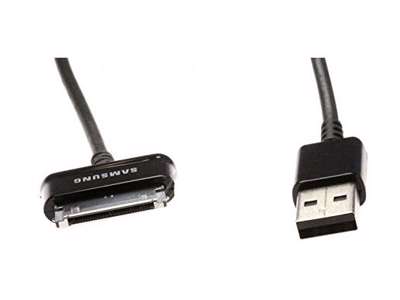 Samsung USB 2.0/30-pin kabel til mobiltelefon Sort USB A Samsung 30-pin