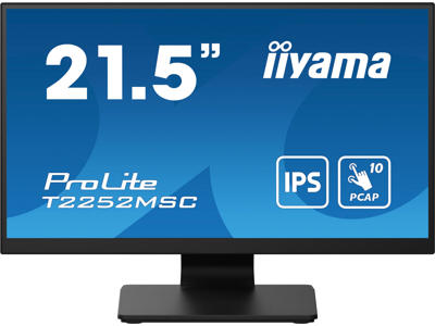 iiyama ProLite T2252MSC-B2 computerskærm 54,6 cm (21.5") 1920 x 1080 pixel Fuld HD LCD Berøringsskærm Sort