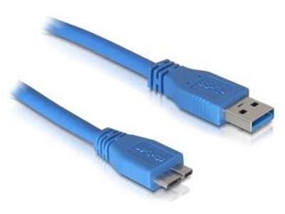 DeLOCK Micro USB 3.0 - 2M USB-kabel USB A Blå