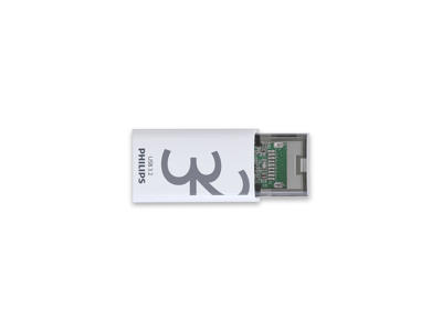 Philips Click USB-nøgle 32 GB USB Type-C 3.2 Gen 1 (3.1 Gen 1) Transparent, Hvid