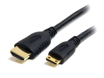 StarTech.com HDACMM2M HDMI-kabel 2 m HDMI Type A (Standard) HDMI Type C (Mini) Sort