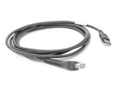 Zebra CBA-U21-S07ZBR serielkabel Sort 2,1 m USB EAS