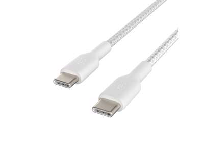 Belkin CAB004BT1MWH USB-kabel 1 m USB C Hvid