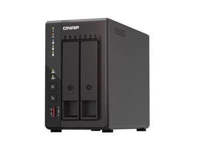 QNAP TS-253E NAS Tower Intel® Celeron® J6412 8 GB QNAP QTS Sort